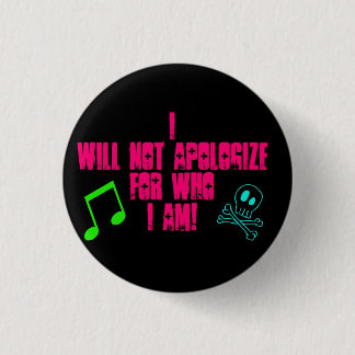 I will not... ronde button 3,2 cm