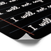 I Will Not Say 6 7 Poster (Hoek)