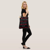 I Will Not Shout Or Throw Things Tote Bag (Op model)