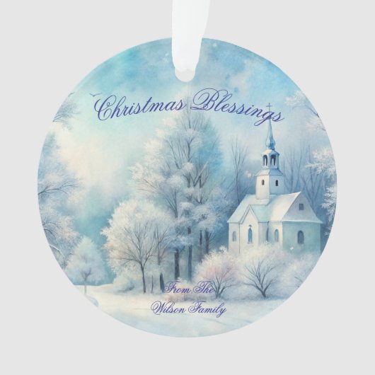 I will Praise Him In Every Season Christmas Ornament (voorkant)