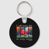 I Will Praise Him In Every Season Horse Lover Fall Sleutelhanger (Voorkant)