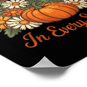 I Will Praise Him In Every Season Pumpkin Autumn F Poster (Hoek)
