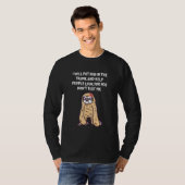 I Will Put You in the Trunk Dont Test Me Funny Sar T-shirt (Voorkant volledig)