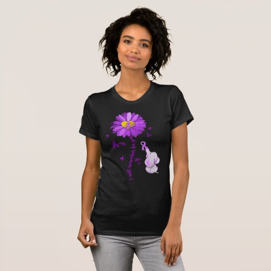 I Will Remember For You Elephant Alzheimer's Aware T-shirt (Voorkant volledig)