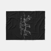 I Will Sing Of The Goodness Of God Psalm 89_1 Chri Fleece Deken (Voorkant (Horizontaal))