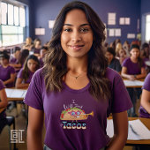 I will Teach for Tacos Teacher Female Music Essent T-shirt