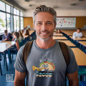 I will Teach for Tacos Teacher Male Music Essentia T-shirt