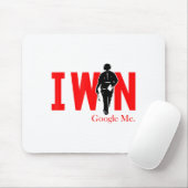 I Win Google Me Motivational Confidence Shirt  Muismat (Met muis)
