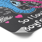 I Wish I Was A Seahorse So I Could Get My Boyfrien Poster (Hoek)