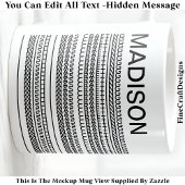 I Wish I Was Crafting & Name Hidden Message 090B  Koffiemok