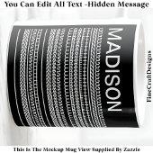 I Wish I Was Crafting & Name Hidden Message 090W Koffiemok