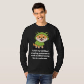 I wish my doggy liked wearing costumes t-shirt (Voorkant volledig)