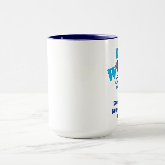 I Wof Bernese Mountain Dog Mok (Midden)