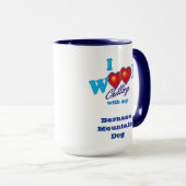I Wof Bernese Mountain Dog Mok (Voorkant rechts)