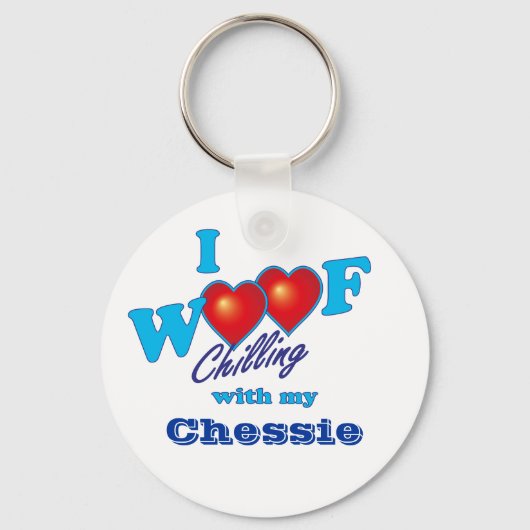 I Wof Chessie Sleutelhanger (Voorkant)