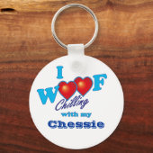 I Wof Chessie Sleutelhanger (Voorkant)