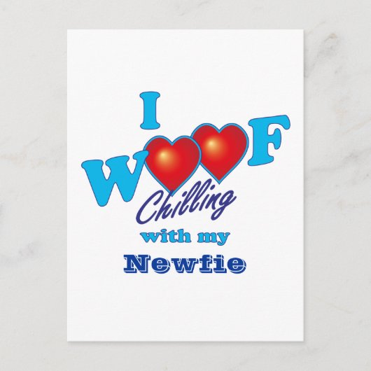 I Wof Newfie Briefkaart (Voorkant)