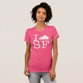 I Wolk SF (wit) T-shirt (Voorkant volledig)