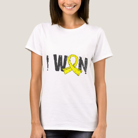 I Won Bladder Cancer T-shirt (Voorkant)