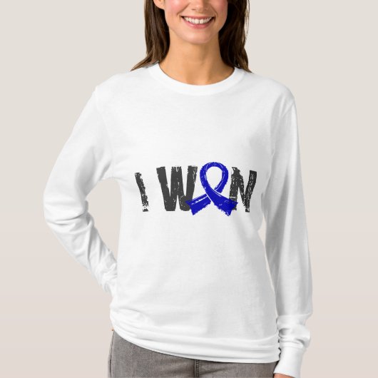 I Won Colon Cancer T-shirt (Voorkant)