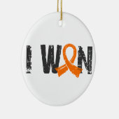 I Won Kidney Cancer Keramisch Ornament (Rechts)