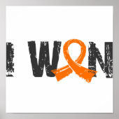 I Won Leukemie Poster (Voorkant)