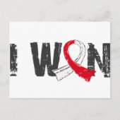 I Won Orale Kanker Briefkaart (Voorkant)