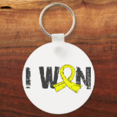 I Won Testicular Cancer Sleutelhanger (Voorkant)