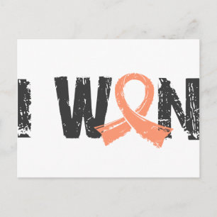 I Won Uterine Cancer Briefkaart