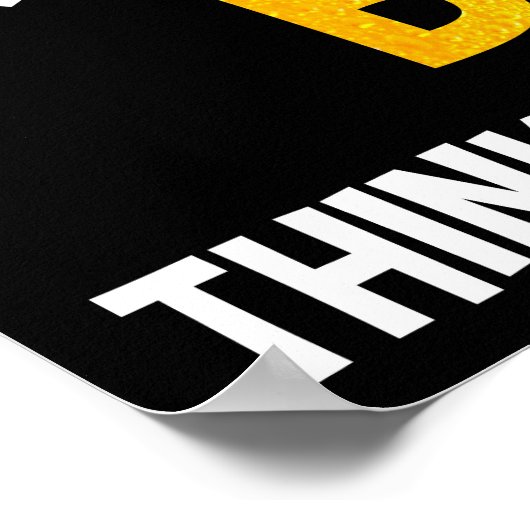 I Wonder If Beer Thinks About Me Too Poster (Hoek)