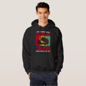 I Wonder If Garbage Trucks Think About Me Too Retr Hoodie (Voorkant volledig)
