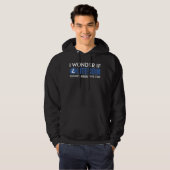 I Wonder If Litecoin LTC Thinks About Me  Crypto Hoodie (Voorkant volledig)