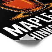 I Wonder If Maple Syrup Thinks About Me Too Food L Poster (Hoek)