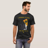 I Wonder If Pizza Thinks About Me Too Food   Cat T-shirt (Voorkant volledig)