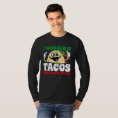 I Wonder If Tacos Think About Me Too  Cinco De May T-shirt (Voorkant volledig)