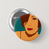 I Wonder Ronde Button 5,7 Cm (Voorkant /achterkant)