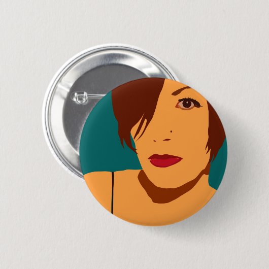 I Wonder Ronde Button 5,7 Cm (Voorkant /achterkant)