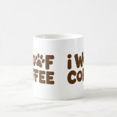 I Woof Coffee Funny Dog Lover Mok (Center)