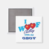 I Woof GBGV Magneet (Voorkant / Achterkant)