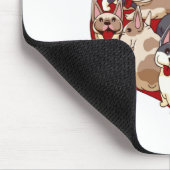 I Woof You French Bulldog Dog Heart Shape Valentin Muismat (Hoek)