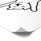 I Work Hard So My Cat Can Have a Better Life Poster (Hoek)