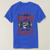 I Workout To Burn Off The Crazy Tank Top Copy (Design voorkant)