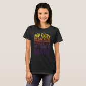 I would be too powerful if I could do arithmetic m T-shirt (Voorkant volledig)