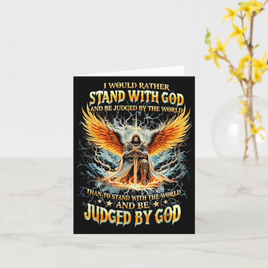 I Would Rather Stand With God And Be Judged By The Kaart (Gele Bloem)