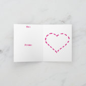 I Wuf u Doggie Valentijn Feestdagen Kaart (Binnen)