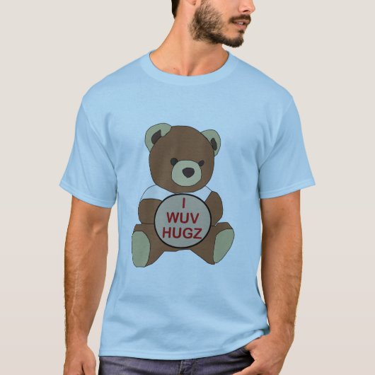 I WUV HUGZ T-SHIRT (Voorkant)
