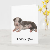 I Wuv u Kaart (Gele Bloem)