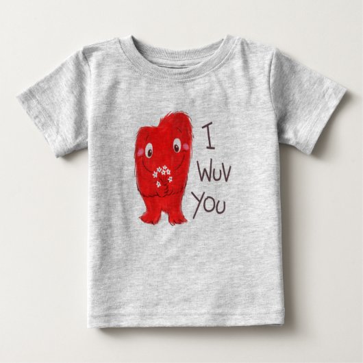 I Wuv You T-shirt (Voorkant)