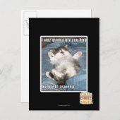 I wuz de omhelzing van gunna giv yoo briefkaart (Voorkant / Achterkant)