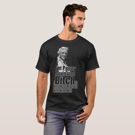 I&x27;m Pappy Boyington Btch Essential T-Shirt (Voorkant volledig)